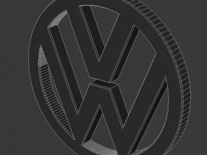 logo vw 3D 모델