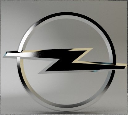logo opel 3D Модель .c4d .max .obj .3ds .fbx .stl .blend 