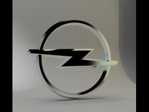 logotipo opel Modelo 3D