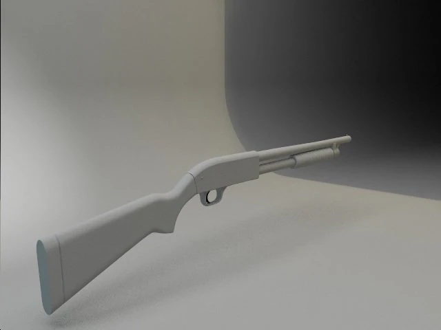 winchester hight poly 3D Model .c4d .max .obj .3ds .fbx .stl .blend 