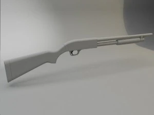 winchester hight poly 3D Model