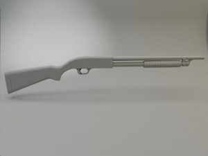 winchester hight poly Modèle 3D