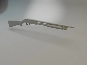 winchester hight poly 3D Model