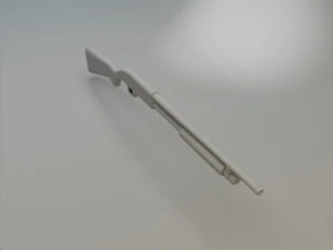 winchester hight poly 3D Model