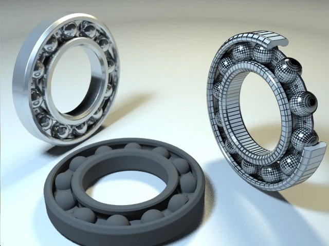bearing 3D Model .c4d .max .obj .3ds .fbx .stl .blend 
