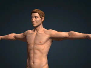 biały mężczyzna realistyczny Model 3D