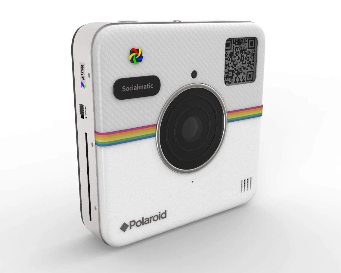 polaroid socialmatic 3D Model .c4d .max .obj .3ds .fbx .stl .blend 