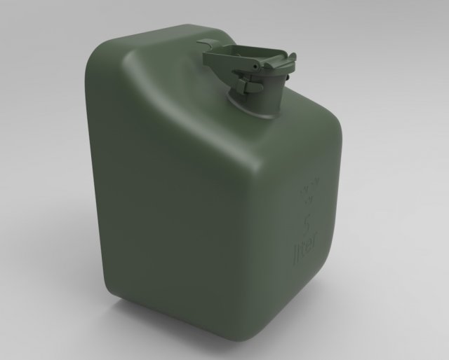 swedish army jerry can Model 3D .c4d .max .obj .3ds .fbx .stl .blend 