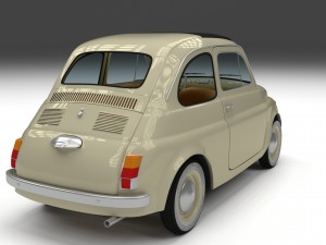 fiat 500d nuova 1960 3D Model