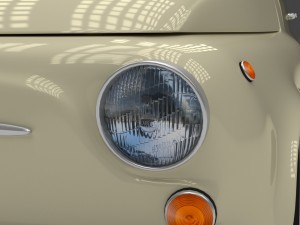 fiat 500d nuova 1960 3D Model