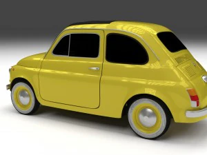 fiat nuova 500d 1960 3D Model