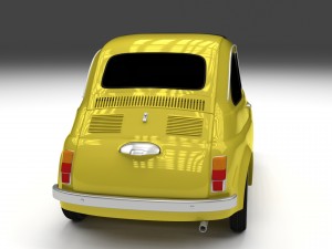 fiat nuova 500d 1960 3D-Modell