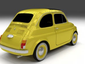 fiat nuova 500d 1960 3D Model