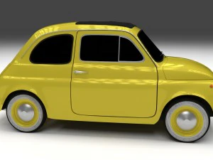fiat nuova 500d 1960 3D Model