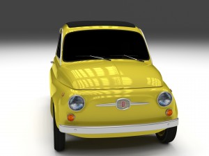 fiat nuova 500d 1960 3D-Modell