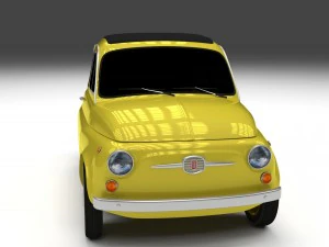 fiat nuova 500d 1960 3D Model