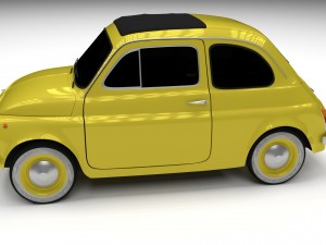 fiat nuova 500d 1960 3D-Modell