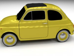 fiat nuova 500d 1960 3D Model
