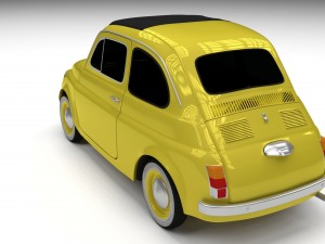fiat nuova 500d 1960 3D-Modell