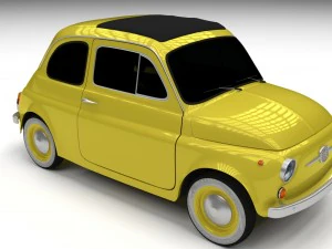 fiat nuova 500d 1960 3D Model