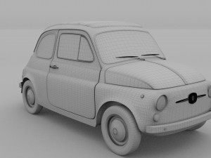 fiat nuova 500d 1960 3D-Modell