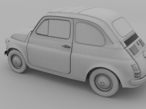 fiat nuova 500d 1960 3D-Modell