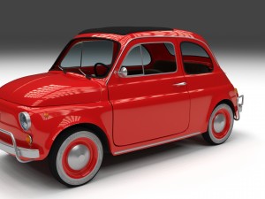 fiat 500l luxe 1968 3D-Modell