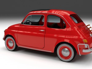 fiat 500l luxe 1968 3D-Modell