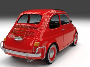 fiat 500l luxe 1968 3D-Modell