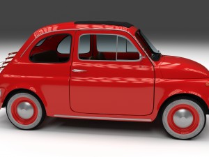 fiat 500l luxe 1968 3D-Modell