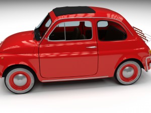 fiat 500l luxe 1968 3D-Modell