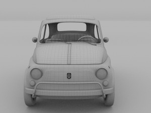 fiat 500l luxe 1968 3D-Modell