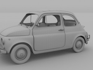 fiat 500l luxe 1968 3D-Modell