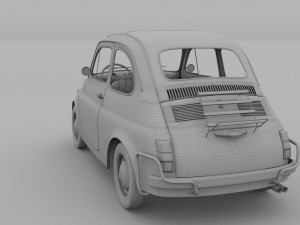 fiat 500l luxe 1968 3D-Modell
