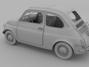 fiat 500l luxe 1968 3D-Modell