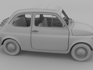 fiat 500l luxe 1968 3D-Modell