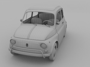 fiat 500l luxe 1968 3D-Modell