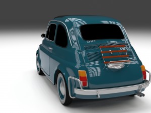 fiat 1968 500l luxe 3D Model