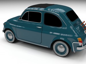 fiat 1968 500l luxe 3D Model