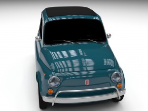 fiat 1968 500l luxe 3D Model
