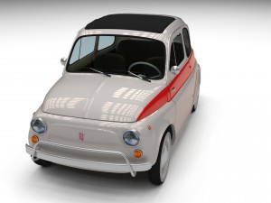 fiat 500 nuova sport 1958 3Dモデル