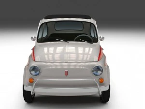 fiat 500 nuova sport 1958 3D Model