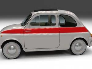 fiat 500 nuova sport 1958 3D Model