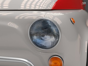 fiat 500 nuova sport 1958 3D Model