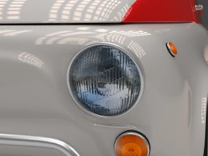fiat 500 nuova sport 1958 3D Model