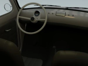 fiat 500 nuova sport 1958 3D Model