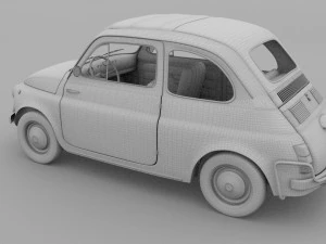 fiat 500 nuova sport 1958 3D Model