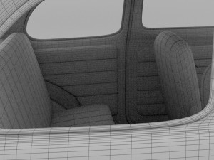 fiat 500 nuova sport 1958 3D Model