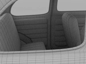 fiat 500 nuova sport 1958 3D Model