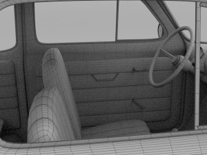 fiat 500 nuova sport 1958 3D Model